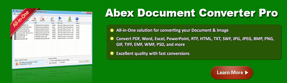 Abex Document Converter Pro